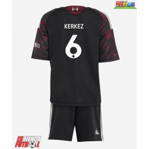 Liverpool Milos Kerkez #6 Tercera Equipación Niños 2026-27 Manga Corta (+ Pantalones cortos)